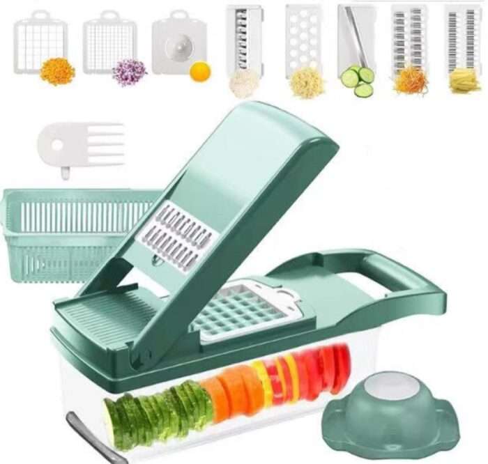 12 In 1 Vegetable Onion Cutter Vegetable Slicer - Image 7