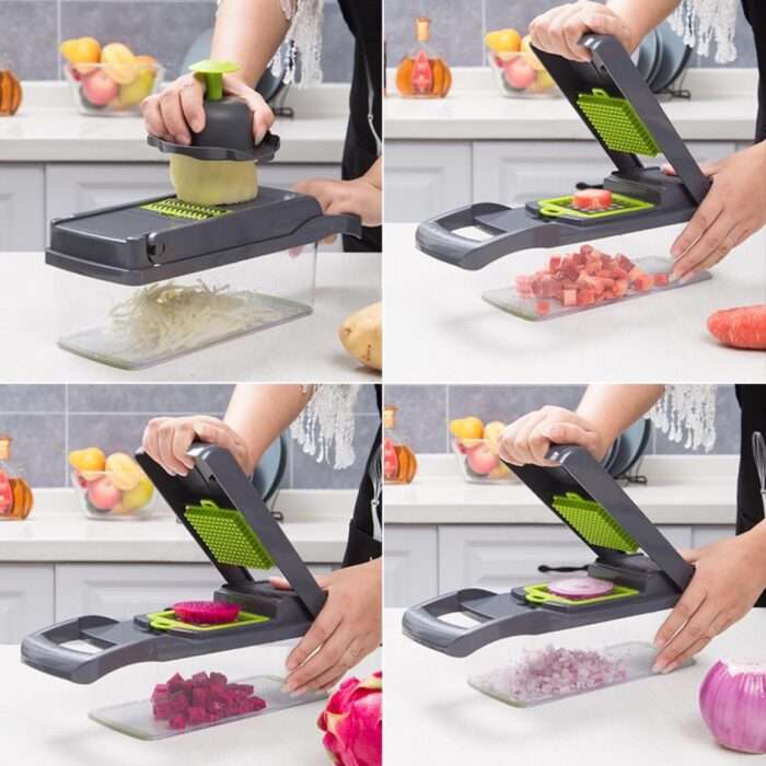 12 In 1 Vegetable Onion Cutter Vegetable Slicer - Image 3