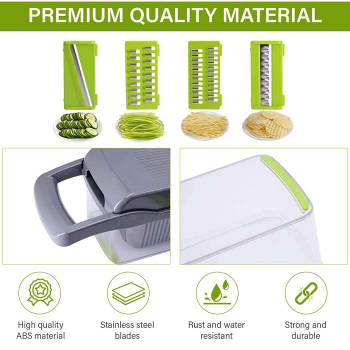 12 In 1 Vegetable Onion Cutter Vegetable Slicer - Image 2