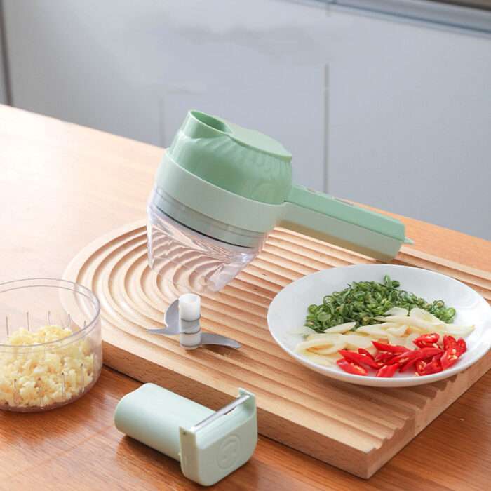 Electric Wireless Hand-held Vegetable Cutter - Image 5