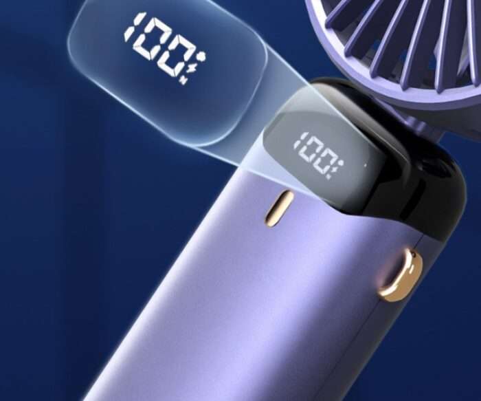 USB Rechargeable Mini Portable Handheld Electric Fan - Image 4